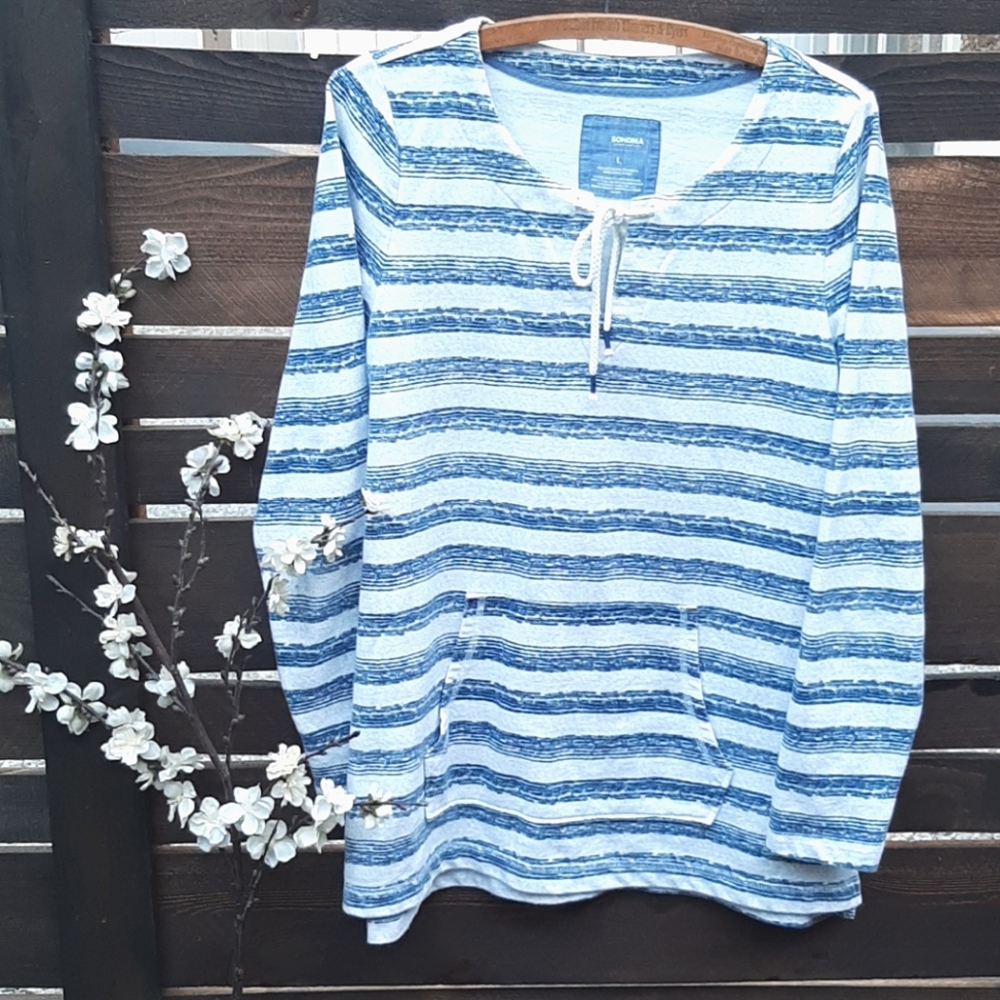 Sonoma good for life, striped long sleeve